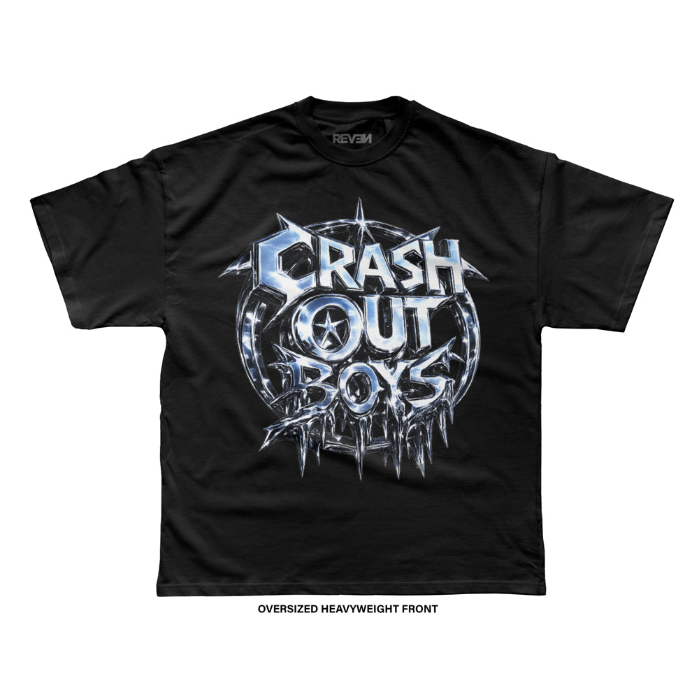 Crash Out Boys 'HEAVY METAL TOUR' T-Shirt (Black) REVEN BRAND™