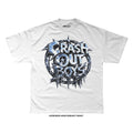 Crash Out Boys 'HEAVY METAL TOUR' T-Shirt (White) REVEN BRAND™