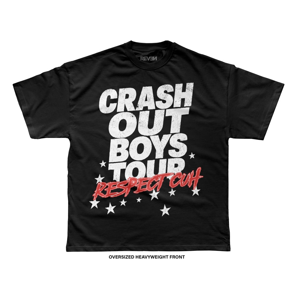 Crash Out Boys 'C.O.B. TOUR' T-Shirt (Black) REVEN BRAND™