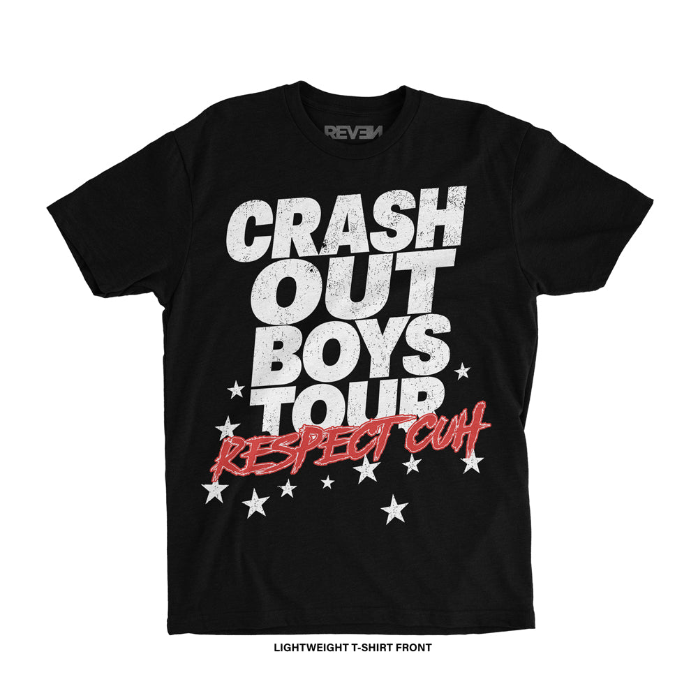 Crash Out Boys 'C.O.B. TOUR' T-Shirt (Black) REVEN BRAND™
