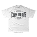 Crash Out Boys 'BUILT TO LAST' T-Shirt (White X Black) REVEN BRAND™