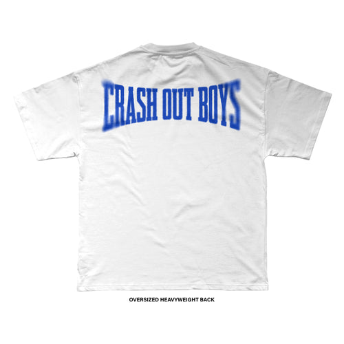 Crash Out Boys 'BUILT TO LAST' T-Shirt (White X Blue) REVEN BRAND™