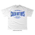 Crash Out Boys 'BUILT TO LAST' T-Shirt (White X Blue) REVEN BRAND™