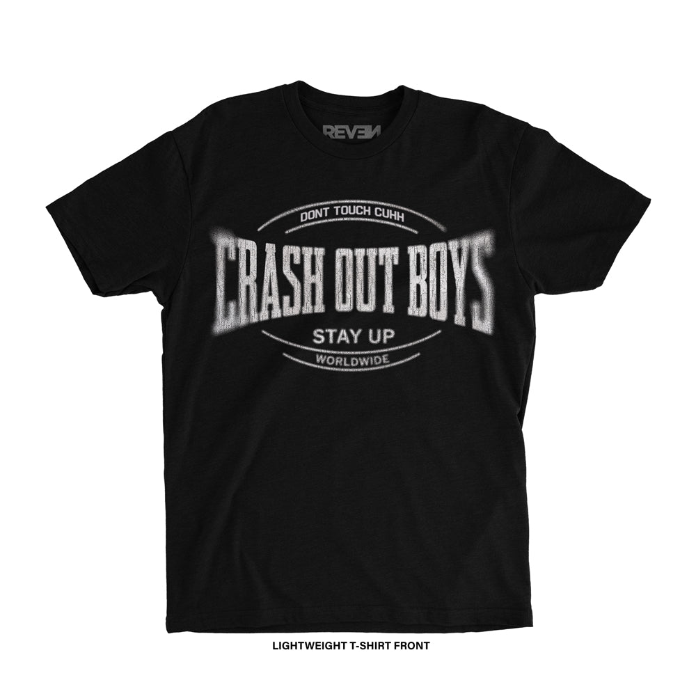 Crash Out Boys 'BUILT TO LAST' T-Shirt (Black) REVEN BRAND™