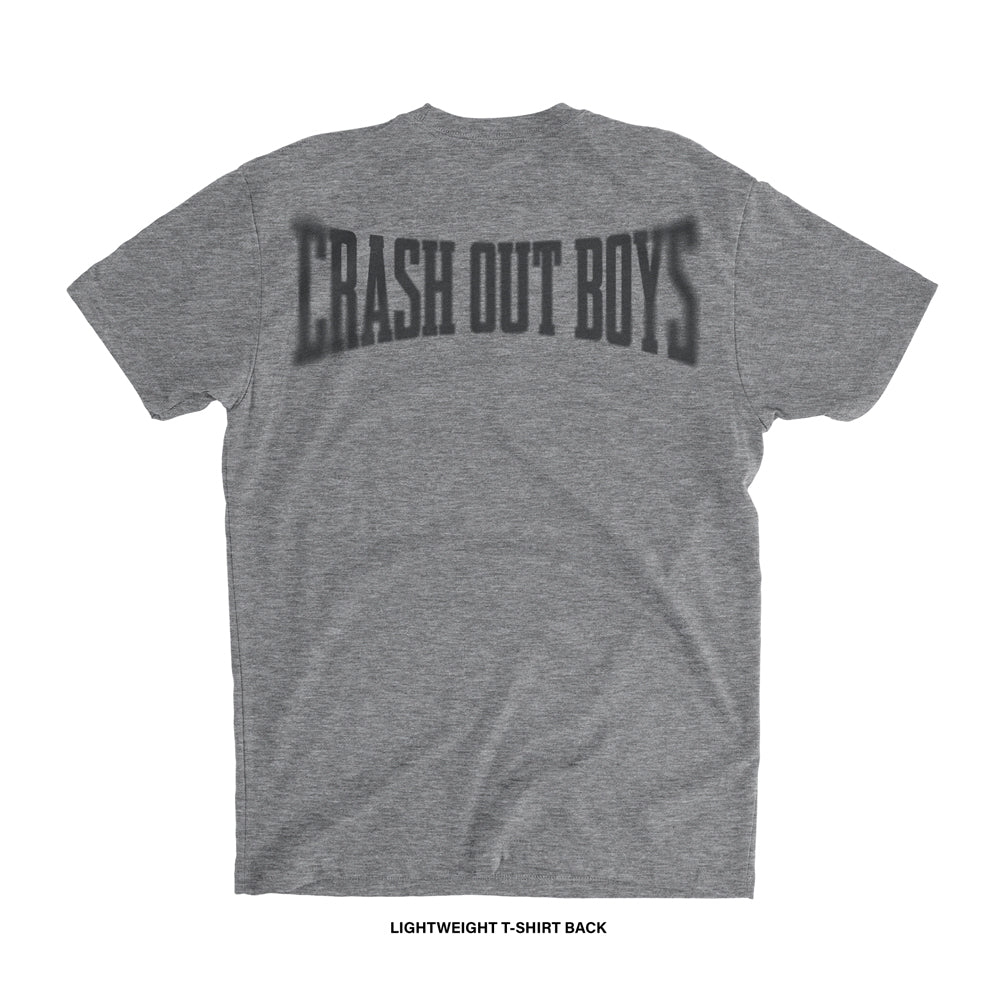 Crash Out Boys 'BUILT TO LAST' T-Shirt (Ash Black) REVEN BRAND™