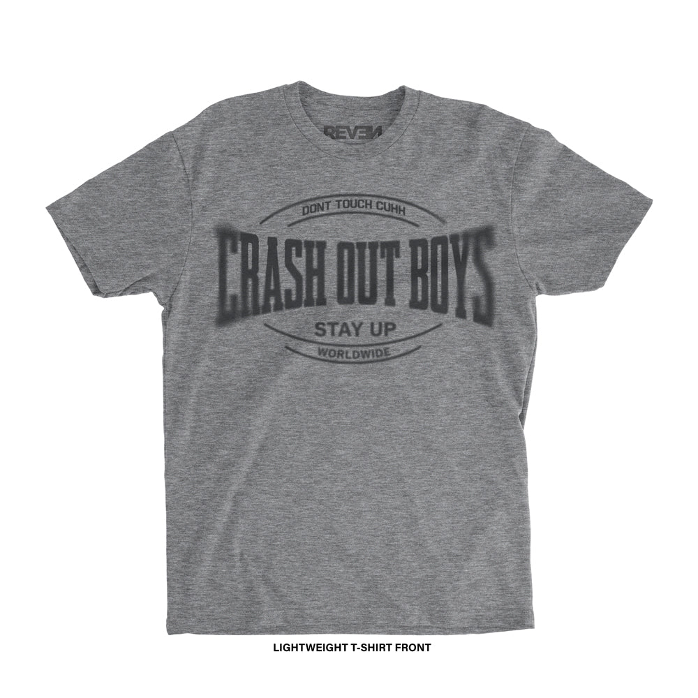 Crash Out Boys 'BUILT TO LAST' T-Shirt (Ash Black) REVEN BRAND™