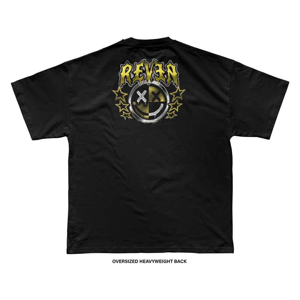 Crash Out Boys 'HAVE A NICE DAY :)' T-Shirt (Black) REVEN BRAND™