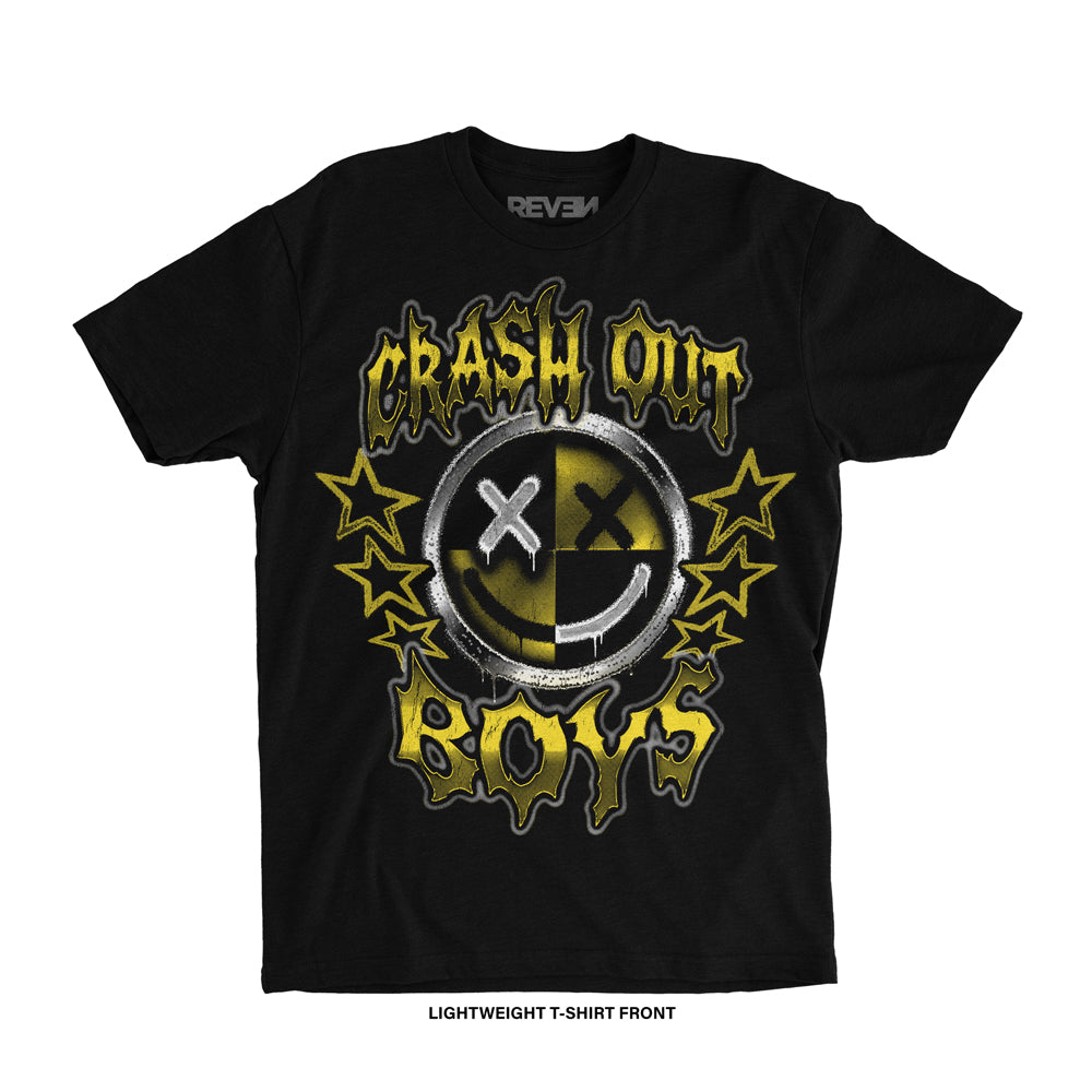 Crash Out Boys 'HAVE A NICE DAY :)' T-Shirt (Black) REVEN BRAND™