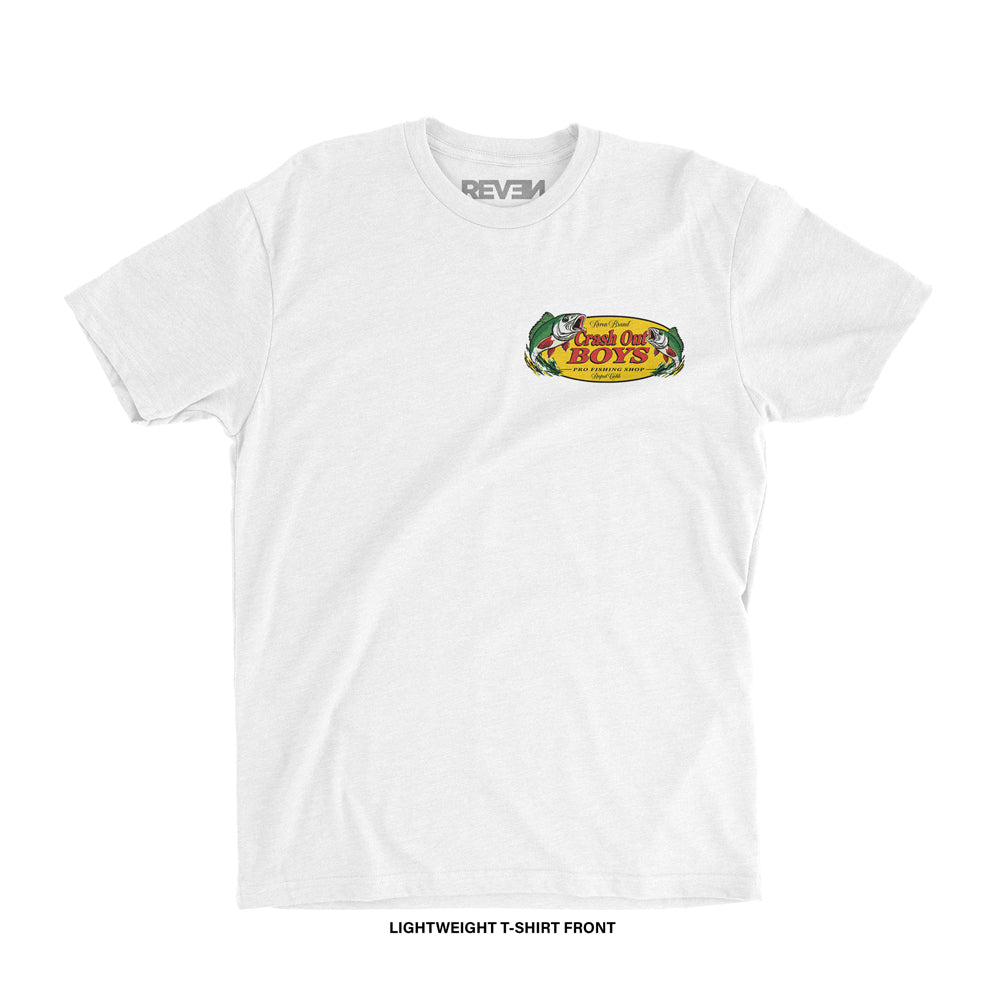 Crash Out Boys 'FISHING CLUB' T-Shirt (White) REVEN BRAND™