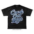 Crash Out Boys 'DENIM BLING' T-Shirt (Black) REVEN BRAND™