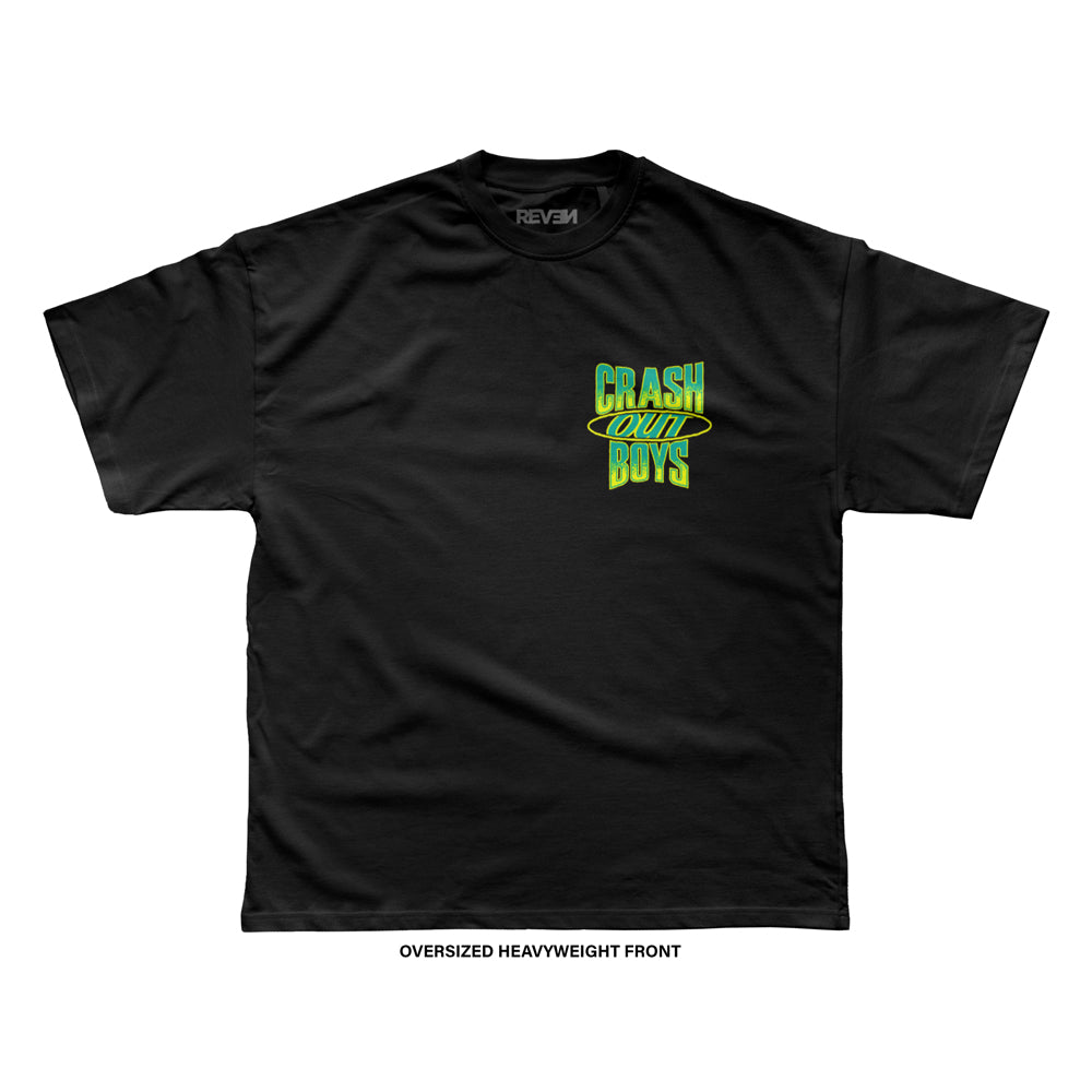 Crash Out Boys 'THE VIBES' T-Shirt (Black) REVEN BRAND™