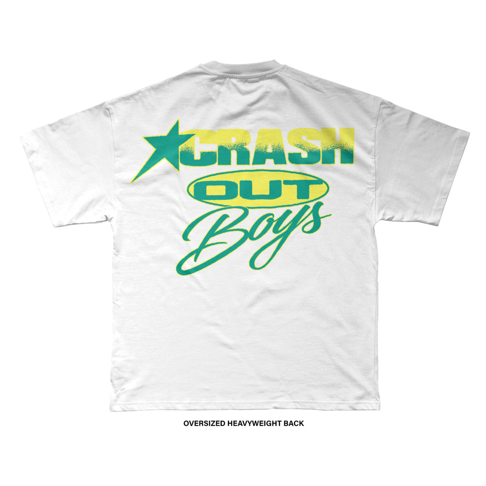 Crash Out Boys 'THE VIBES' T-Shirt (White) REVEN BRAND™