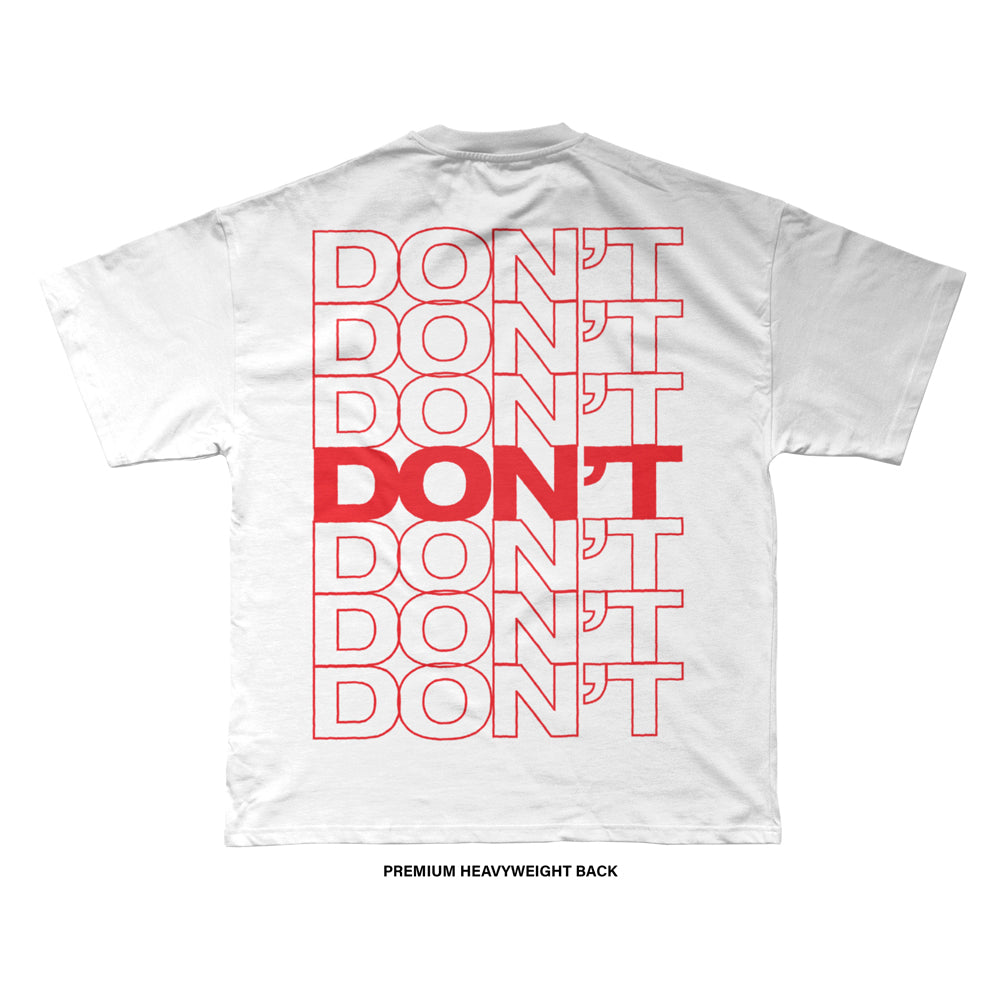 Crash Out Boys 'THANK YOU DON'T' T-Shirt (White) REVEN BRAND™