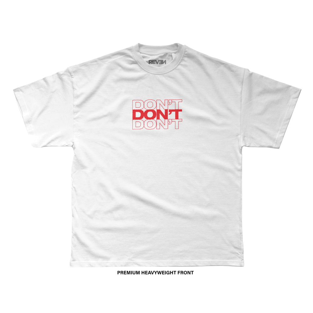 Crash Out Boys 'THANK YOU DON'T' T-Shirt (White) REVEN BRAND™