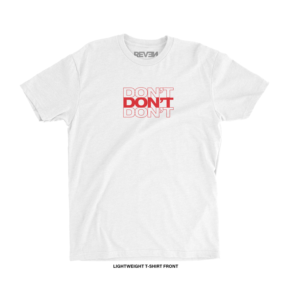 Crash Out Boys 'THANK YOU DON'T' T-Shirt (White) REVEN BRAND™