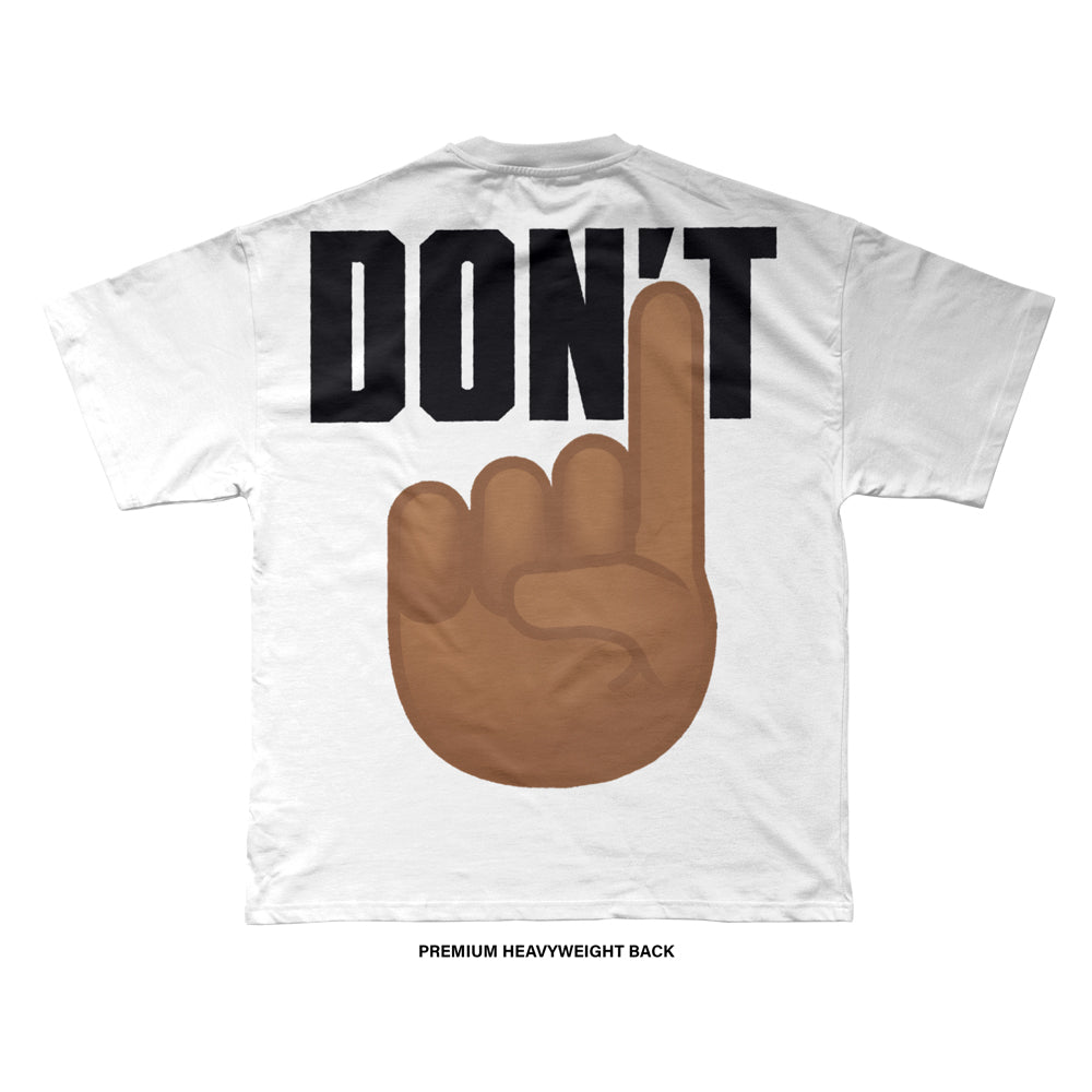 Crash Out Boys 'DONT EMOJI' T-Shirt (White) REVEN BRAND™