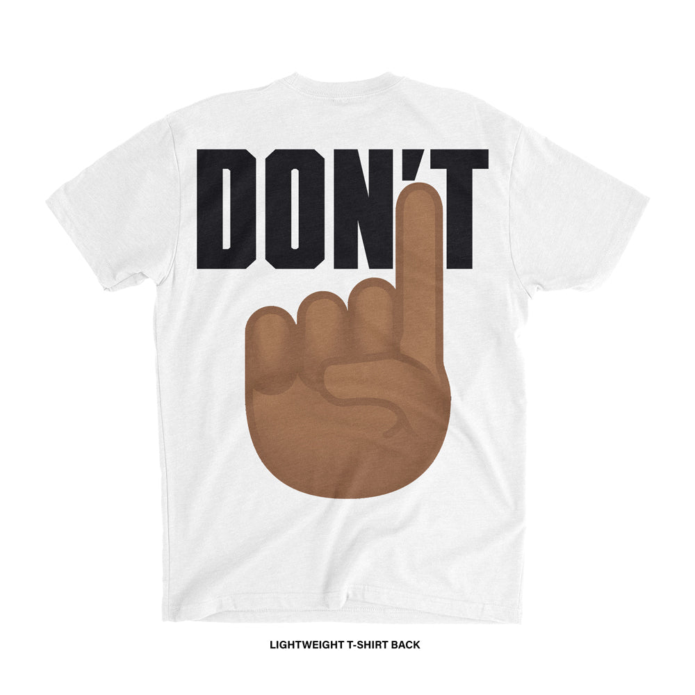 Crash Out Boys 'DONT EMOJI' T-Shirt (White) REVEN BRAND™