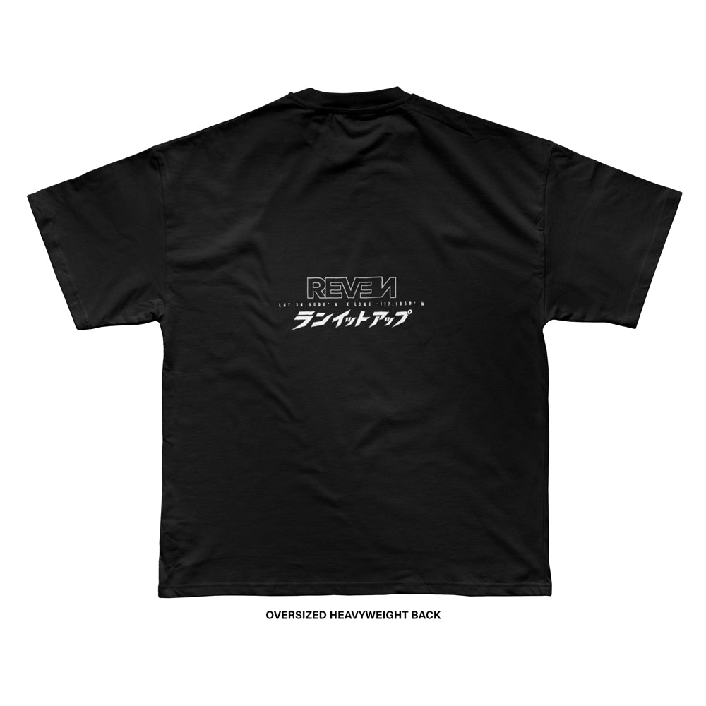 Run It Up 'SCHEMATICS' T-Shirt (Black) LIMITED EDITION