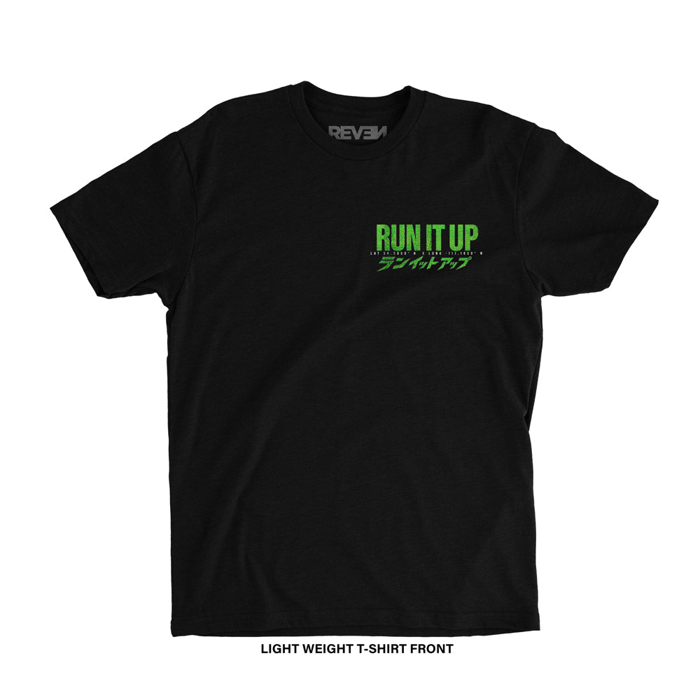 Run It Up 'DRIFT CIRCUIT' T-Shirt (Black) LIMITED EDITION