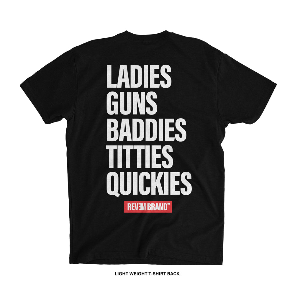 I Support LGBTQ Big Text T-Shirt (Black)