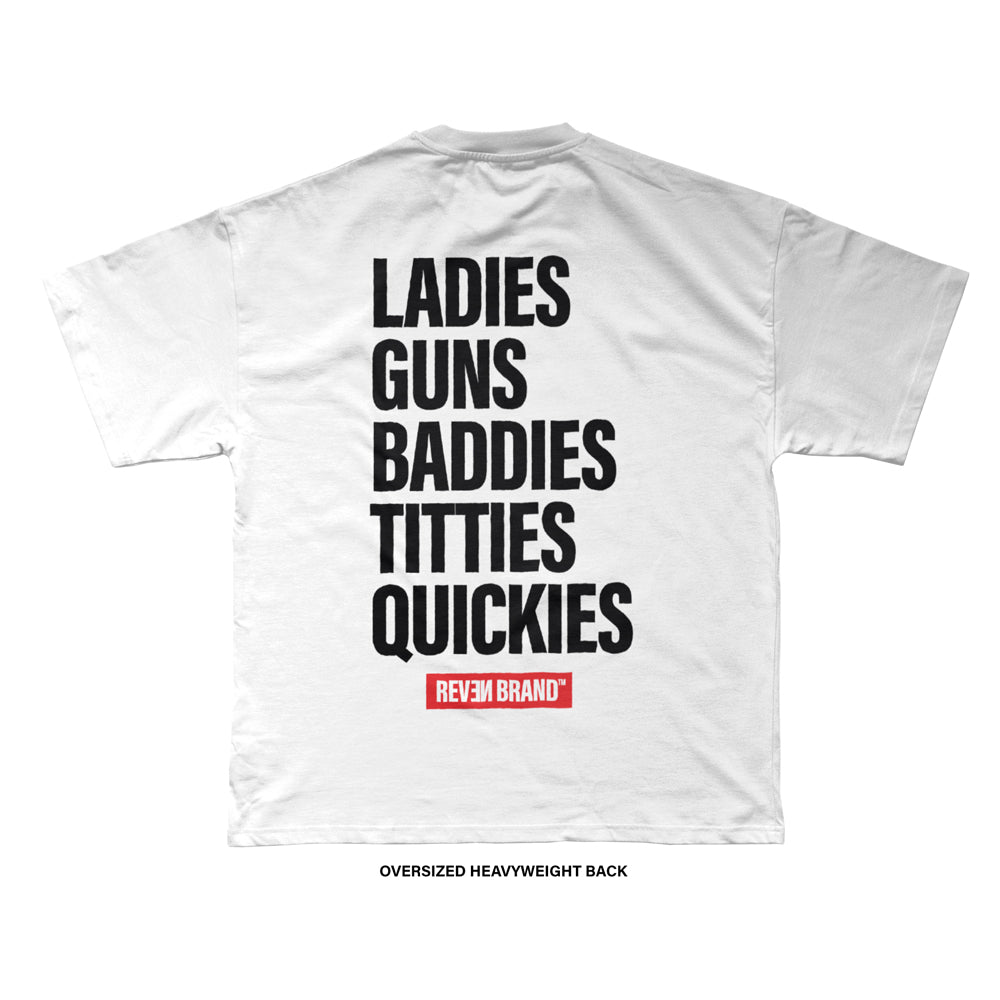 I Support LGBTQ Big Text T-Shirt (White)